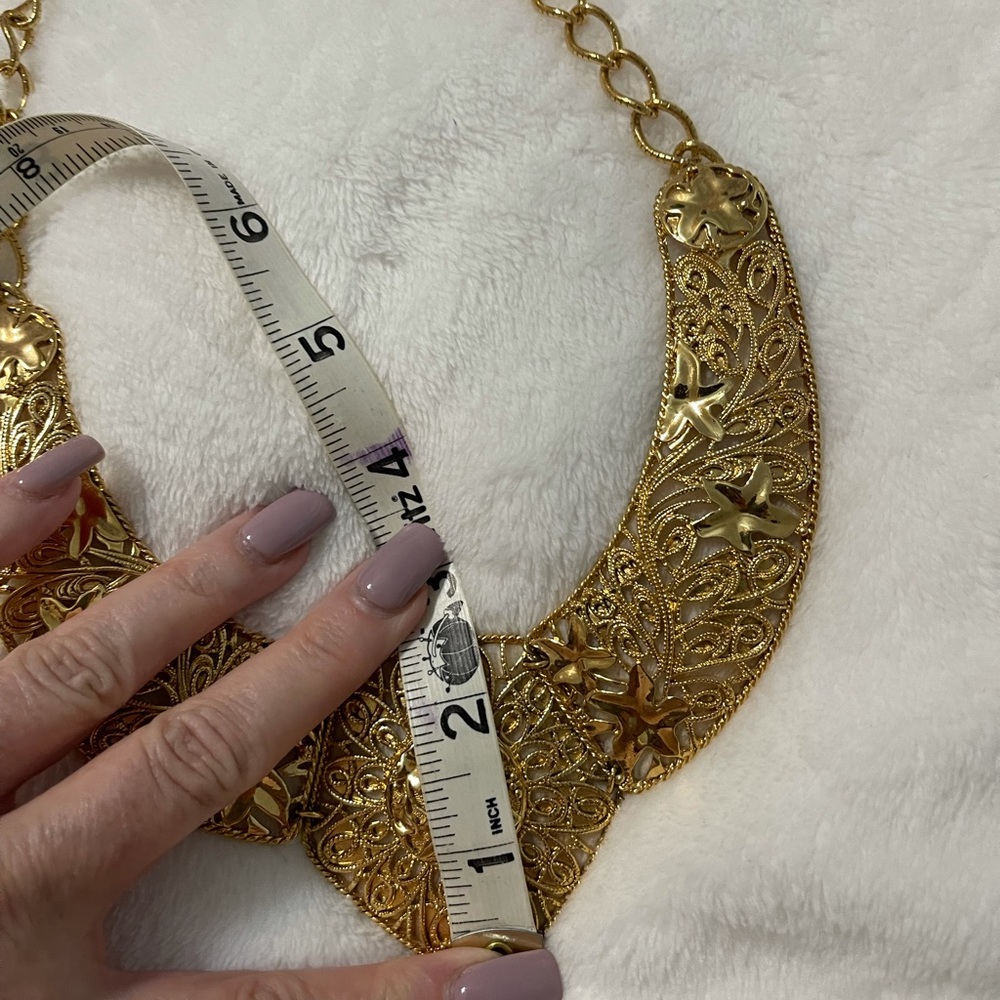 Vintage AVON chocker/necklace. Goldtone - Picture 4 of 8